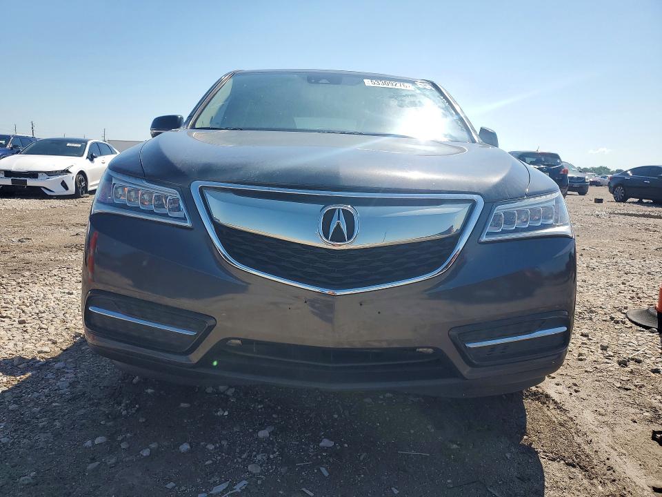 53309276 :رقم المزاد ، 5FRYD3H47GB016299 vin ، 2016 Acura Mdx مزاد بيع