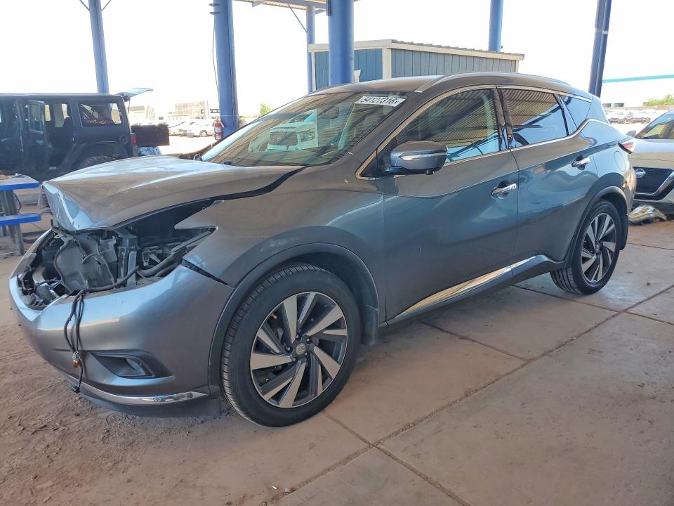 54127316 :رقم المزاد ، 5N1AZ2MH0FN256961 vin ، 2015 Nissan Murano مزاد بيع