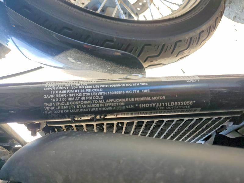 Auction sale of the 2020 Harley-davidson Fxbb, vin: 1HD1YJJ11LB033056, lot number: 53971296