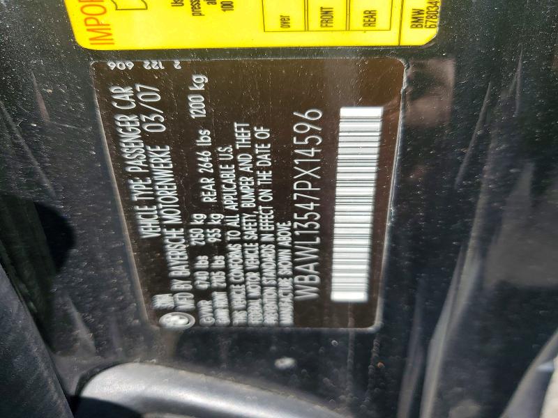 Aukcja sprzedaży 2007 Bmw 328, vin: WBAWL13547PX14596, numer aukcji: 51084826