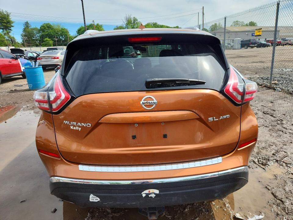 54752676 :رقم المزاد ، 5N1AZ2MH2GN109168 vin ، 2016 Nissan Murano مزاد بيع