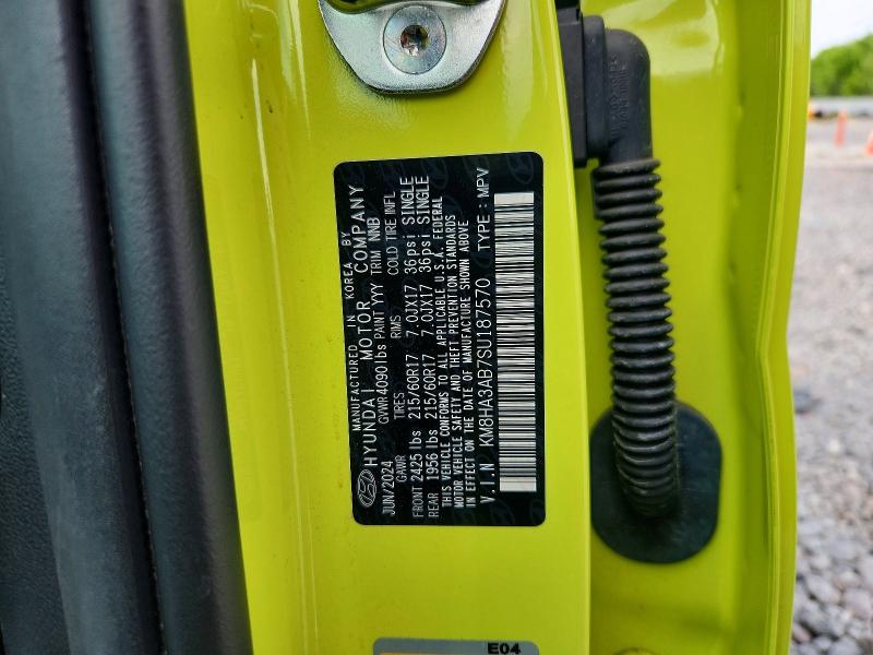 Aukcja sprzedaży 2025 Hyundai Kona, vin: KM8HA3AB7SU187570, numer aukcji: 52039446