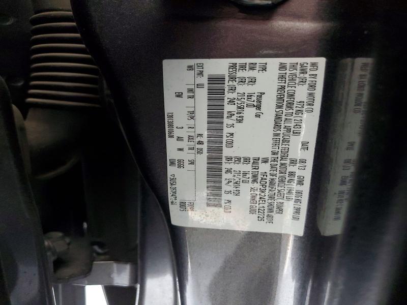 53599586 :رقم المزاد ، 1FADP3K24EL122725 vin ، 2014 Ford Focus مزاد بيع