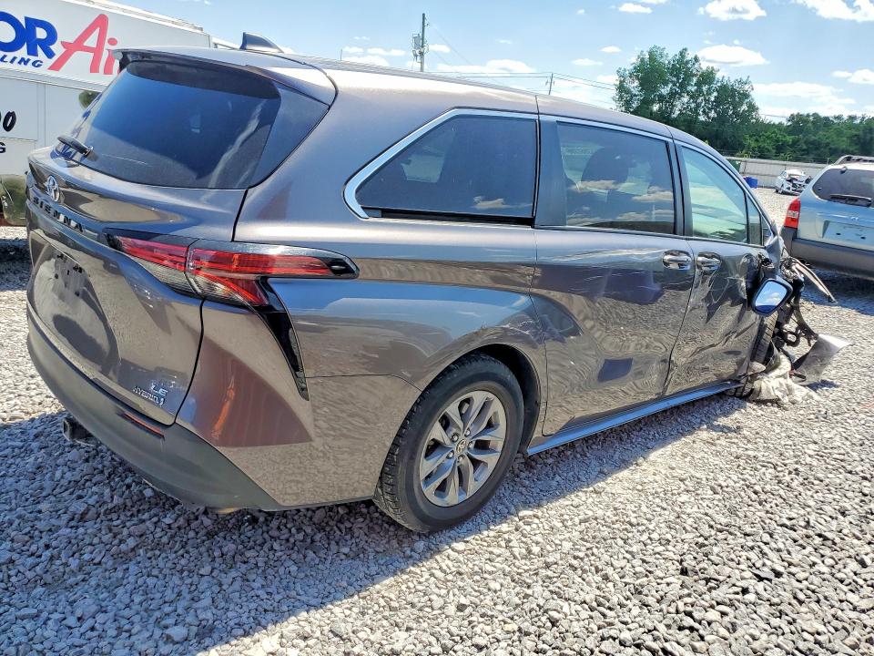 Продажа на аукционе авто 2022 Toyota Sienna, vin: 5TDKRKEC3NS116326, номер лота: 53562386
