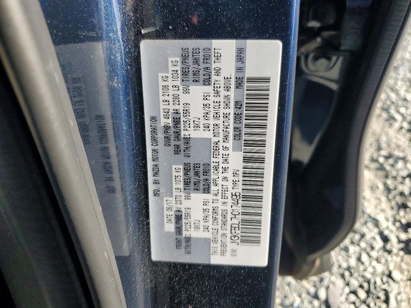 52358336 :رقم المزاد ، JM3KFBDL7H0174495 vin ، 2017 Mazda Cx-5 مزاد بيع
