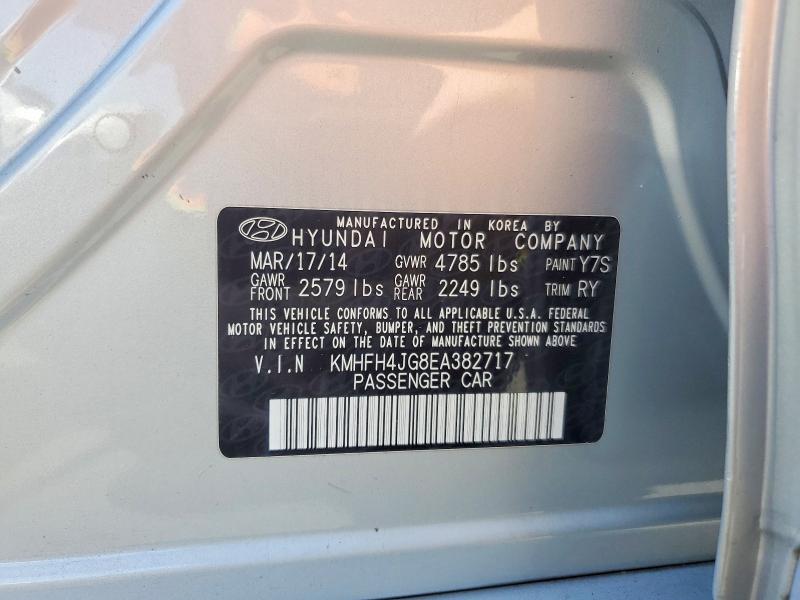 Продаж на аукціоні авто 2014 Hyundai Azera, vin: KMHFH4JG8EA382717, номер лоту: 53128066