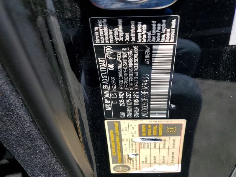 55532736 :رقم المزاد ، WDDKK5GF3BF069488 vin ، 2011 Mercedes-benz E مزاد بيع