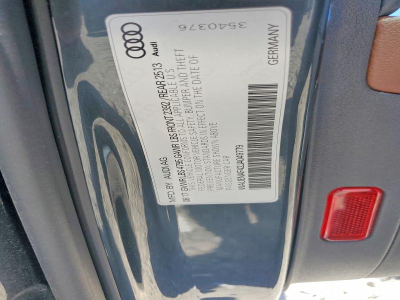 51245206 :رقم المزاد ، WAUENAF42JA049779 vin ، 2018 Audi A4 مزاد بيع