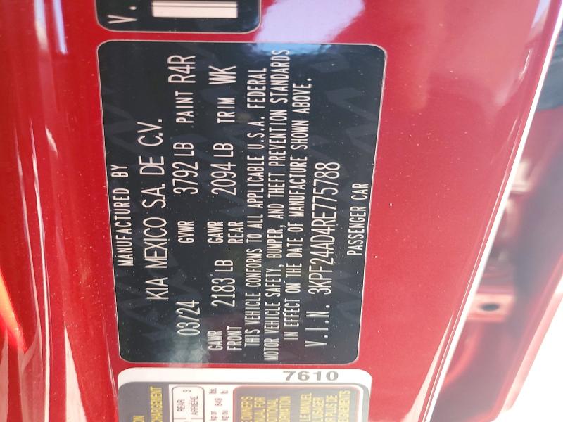 Продажа на аукционе авто 2024 Kia Forte, vin: 3KPF24AD4RE775788, номер лота: 54319696