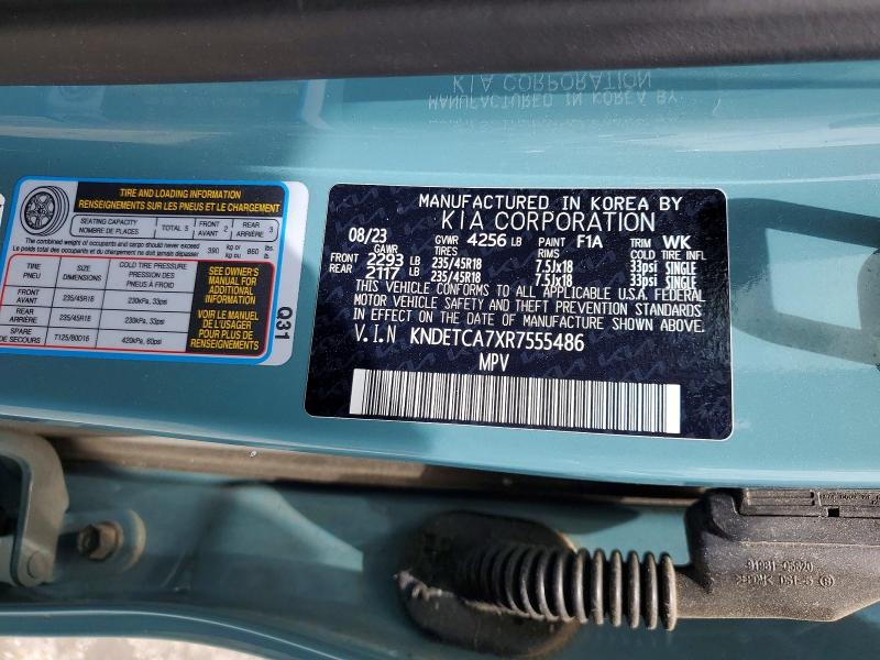 51826286 :رقم المزاد ، KNDETCA7XR7555486 vin ، 2024 Kia Seltos مزاد بيع