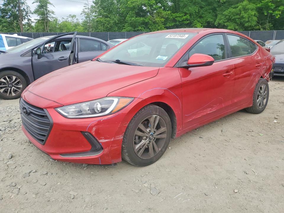 2018 Hyundai Elantra მანქანა იყიდება აუქციონზე, vin: 5NPD84LF1JH344104, აუქციონის ნომერი: 54187346