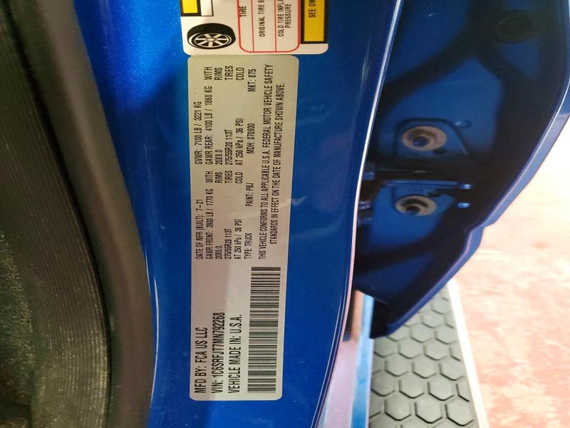 Продажа на аукционе авто 2021 Ram 1500, vin: 1C6SRFJT7MN792268, номер лота: 52902986
