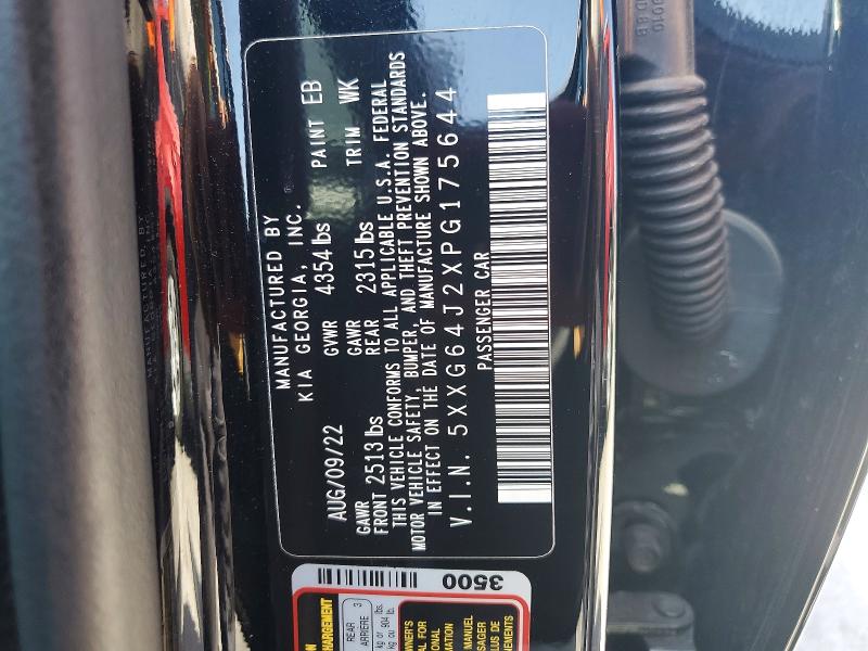 Aukcja sprzedaży 2023 Kia K5, vin: 5XXG64J2XPG175644, numer aukcji: 52337326