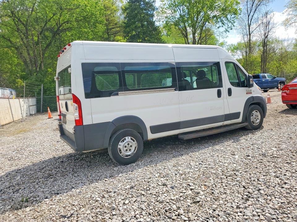 53634906 :رقم المزاد ، 3C6TRVPG5EE124211 vin ، 2014 Ram Promaster 2500 مزاد بيع