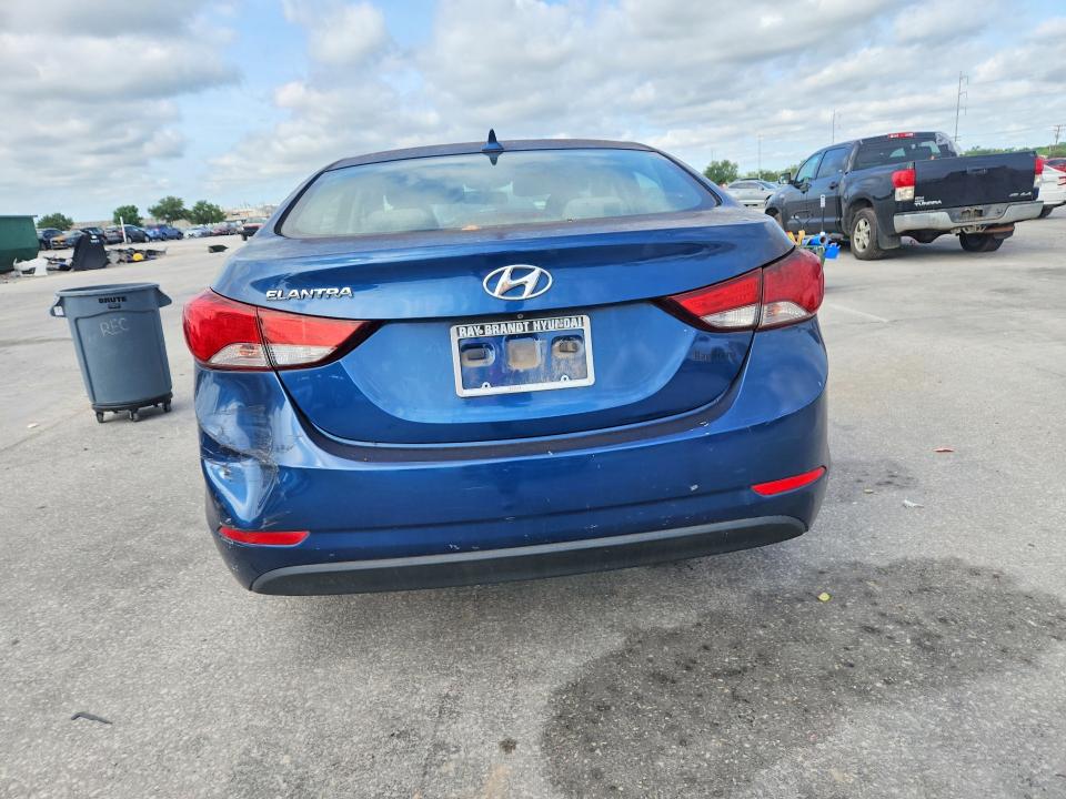 2014 Hyundai Elantra მანქანა იყიდება აუქციონზე, vin: KMHDH4AE8EU166743, აუქციონის ნომერი: 51425576
