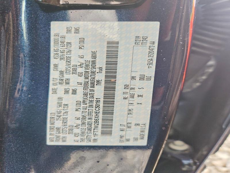 Auction sale of the 2017 Ford F250, vin: 1FT7W2B6XHEC50161, lot number: 53652096