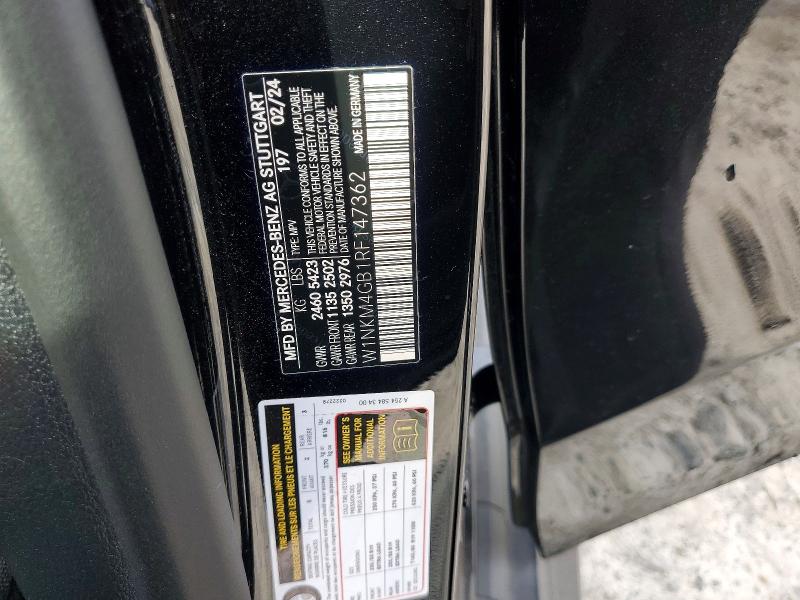 Продаж на аукціоні авто 2024 Mercedes-benz Glc, vin: W1NKM4GB1RF147362, номер лоту: 52502116