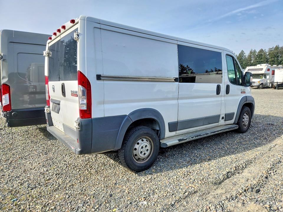 52199186 :رقم المزاد ، 3C6TRVAG9GE120674 vin ، 2016 Ram Promaster 1500 مزاد بيع