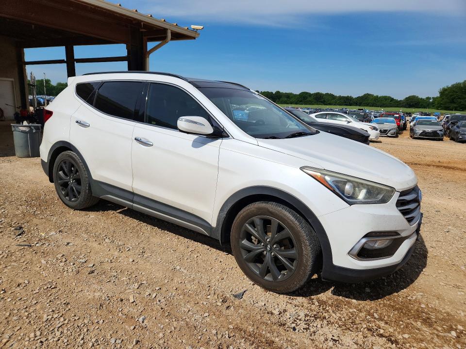52491226 :رقم المزاد ، 5XYZW4LAXHG438256 vin ، 2017 Hyundai Santa Fe Sport مزاد بيع