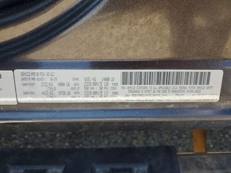 Aukcja sprzedaży 2019 Ram 3500, vin: 3C63RRGL5KG648415, numer aukcji: 55701136