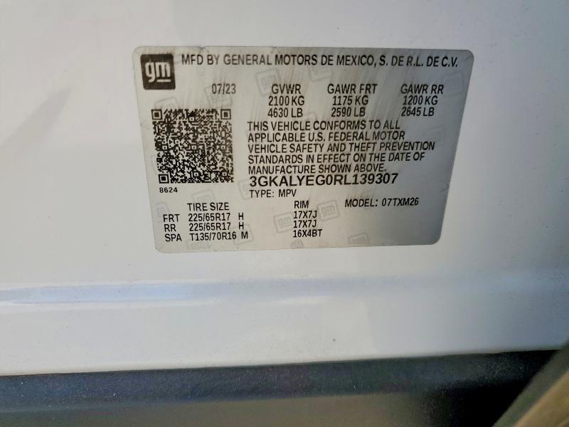 Продаж на аукціоні авто 2024 Gmc Terrain, vin: 3GKALYEG0RL139307, номер лоту: 52173576