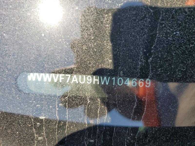2017 Volkswagen Golf R მანქანა იყიდება აუქციონზე, vin: WVWVF7AU9HW104669, აუქციონის ნომერი: 52287886