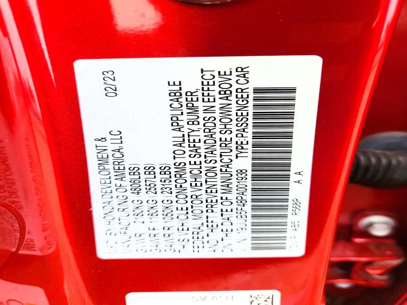 Aukcja sprzedaży 2023 Acura Tlx, vin: 19UUB5F48PA001938, numer aukcji: 55089176