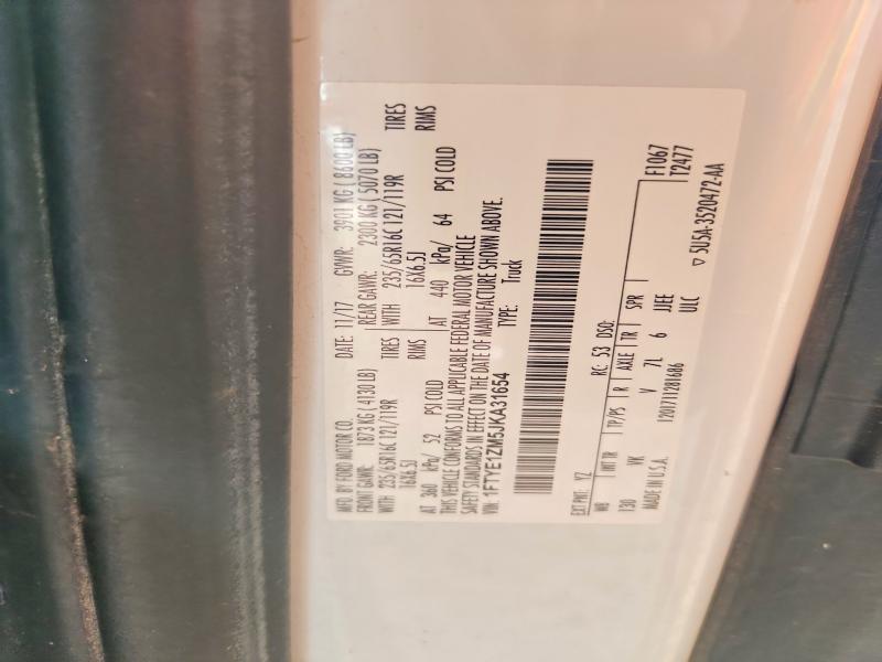 Aukcja sprzedaży 2018 Ford Transit, vin: 1FTYE1ZM5JKA31654, numer aukcji: 52439686
