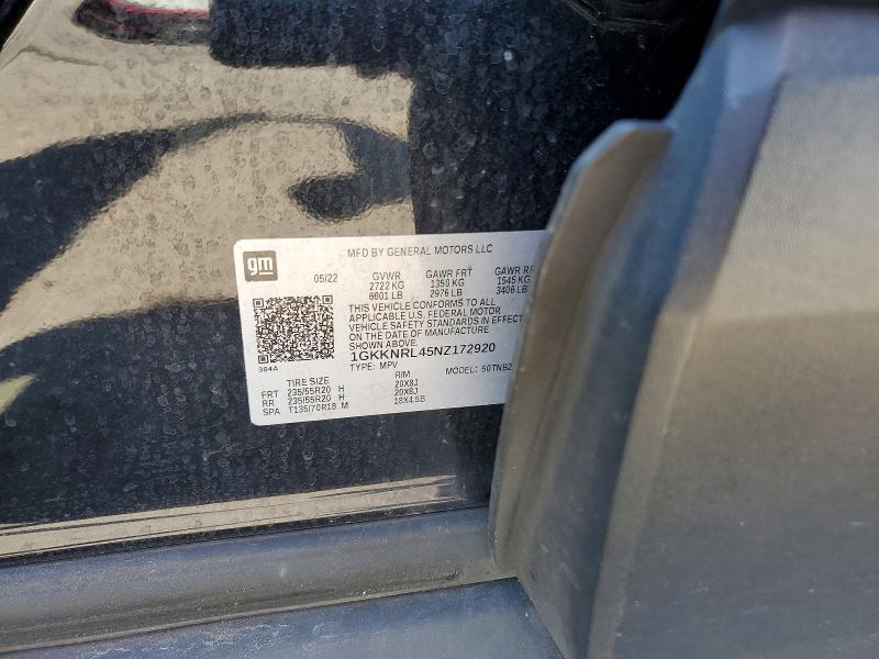 Продаж на аукціоні авто 2022 Gmc Acadia, vin: 1GKKNRL45NZ172920, номер лоту: 52326686