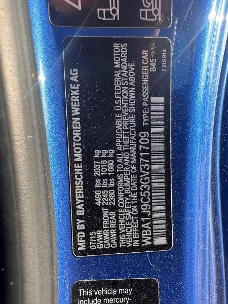 Aukcja sprzedaży 2016 Bmw M235xi, vin: WBA1J9C53GV371709, numer aukcji: 55568896