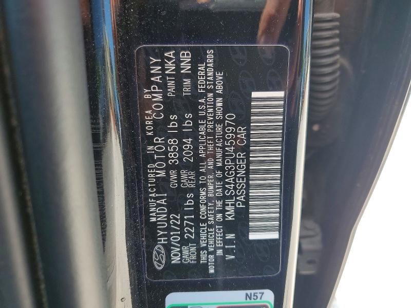 55006766 :رقم المزاد ، KMHLS4AG3PU459970 vin ، 2023 Hyundai Elantra مزاد بيع
