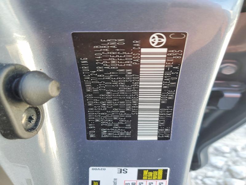 Aukcja sprzedaży 2024 Toyota Corolla, vin: 5YFB4MDE5RP196207, numer aukcji: 55401426