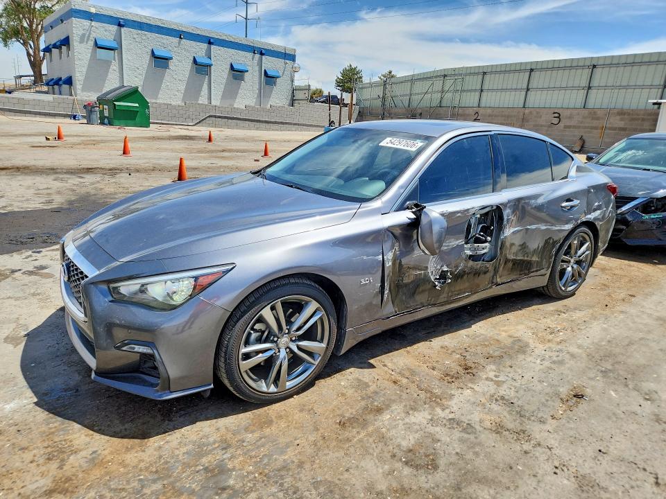 54297606 :رقم المزاد ، JN1EV7AR2KM591699 vin ، 2019 Infiniti Q50 مزاد بيع