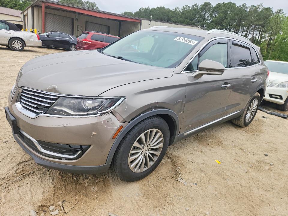 52766896 :رقم المزاد ، 2LMTJ8KR9GBL72613 vin ، 2016 Lincoln Mkx مزاد بيع