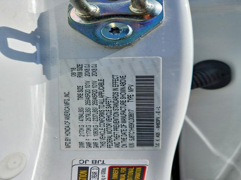 Продаж на аукціоні авто 2019 Acura Rdx, vin: 5J8TC1H65KL008617, номер лоту: 52050176