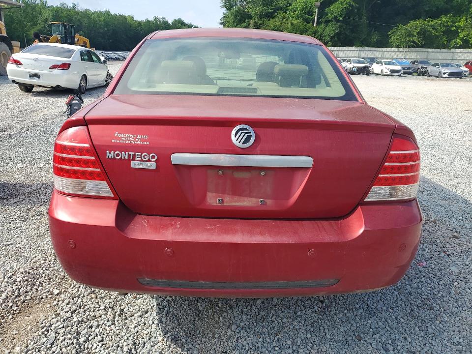 2006 Mercury Montego მანქანა იყიდება აუქციონზე, vin: 1MEFM42116G603212, აუქციონის ნომერი: 54198606