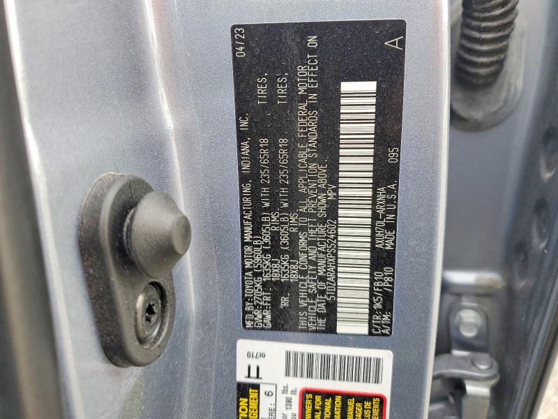 Aukcja sprzedaży 2023 Toyota Highlander, vin: 5TDZARAHXPS524602, numer aukcji: 53626296