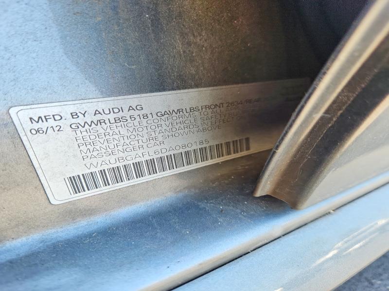 Продаж на аукціоні авто 2013 Audi S4, vin: WAUBGAFL6DA080185, номер лоту: 54214466