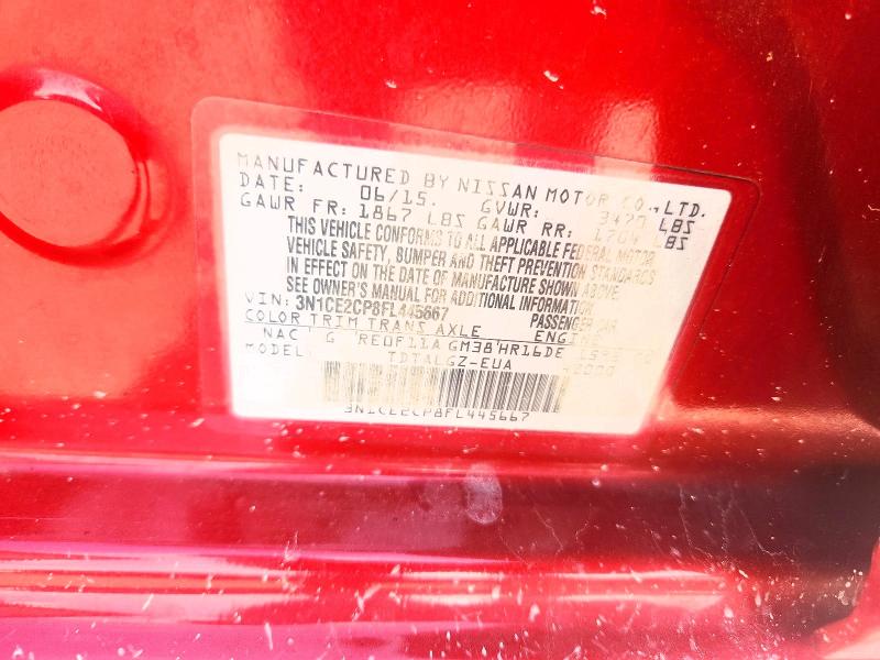 Продаж на аукціоні авто 2015 Nissan Versa Note, vin: 3N1CE2CP8FL445667, номер лоту: 54654356
