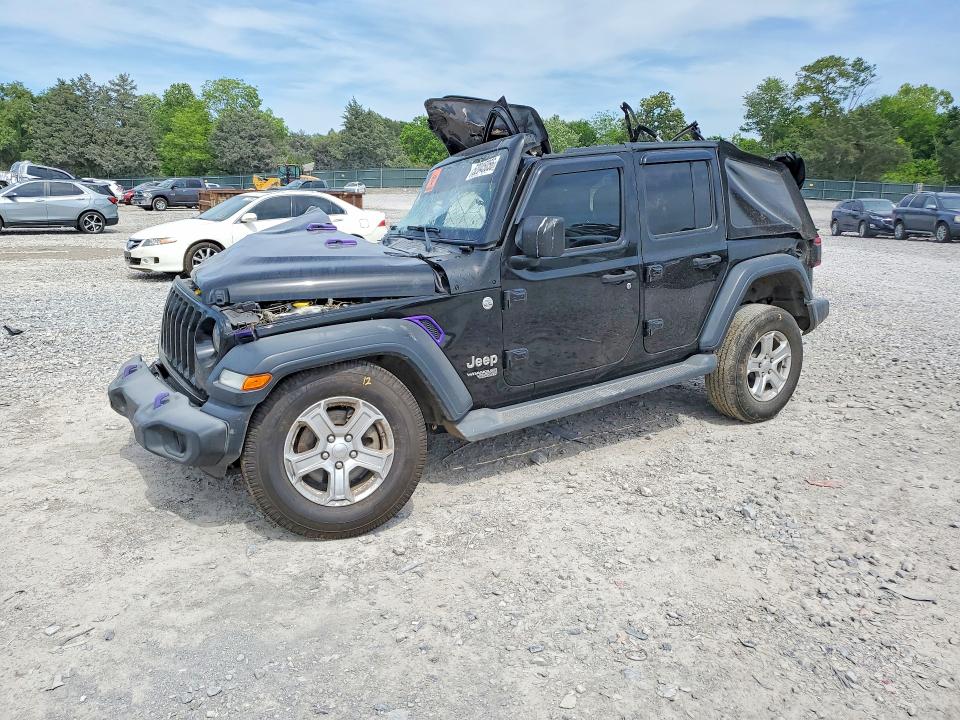 2020 Jeep Wrangler Unlimited მანქანა იყიდება აუქციონზე, vin: 1C4HJXDGXLW222336, აუქციონის ნომერი: 52045056