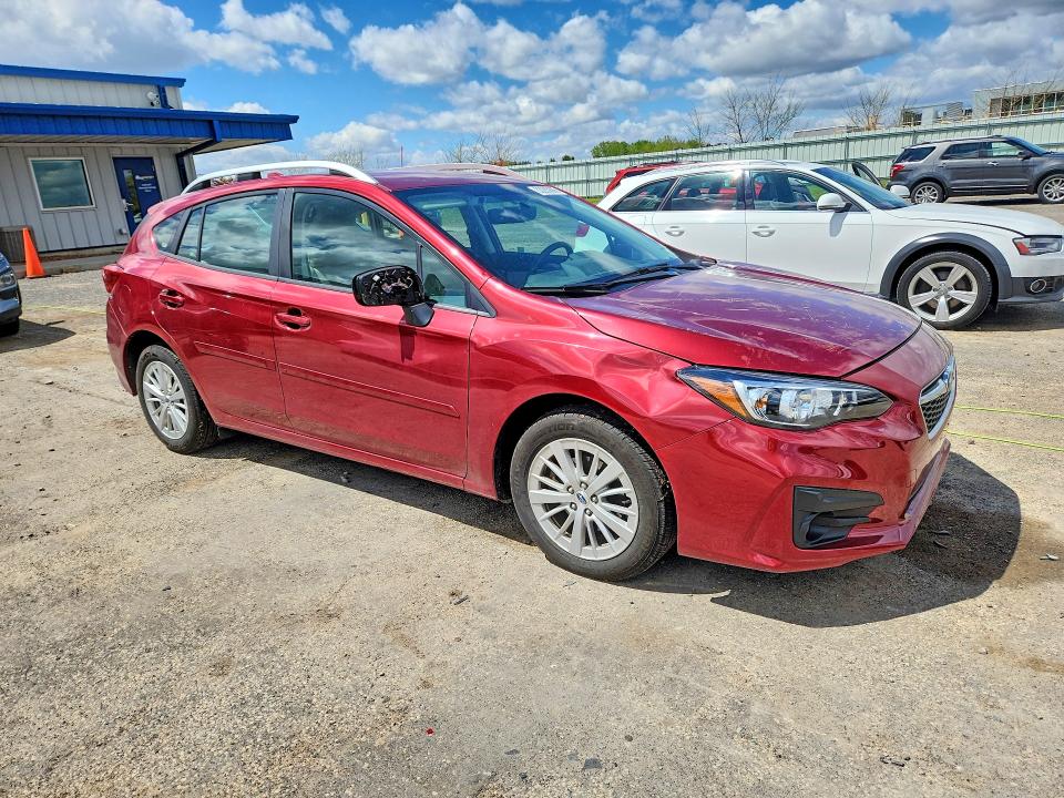 2018 Subaru Impreza მანქანა იყიდება აუქციონზე, vin: 4S3GTAD61J3719185, აუქციონის ნომერი: 53283686