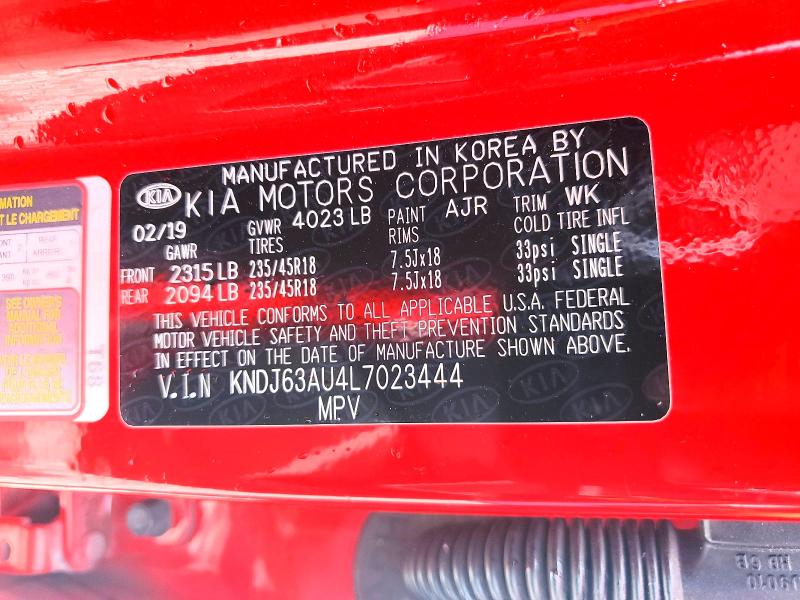 Продаж на аукціоні авто 2020 Kia Soul, vin: KNDJ63AU4L7023444, номер лоту: 52413176