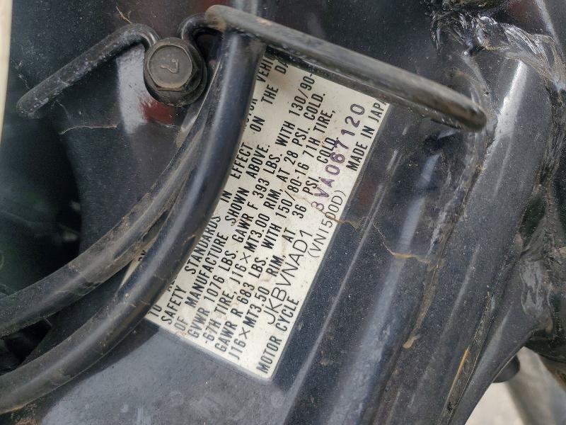 1997 Kawasaki Motocycle მანქანა იყიდება აუქციონზე, vin: JKBVNAD13VA067120, აუქციონის ნომერი: 52885686