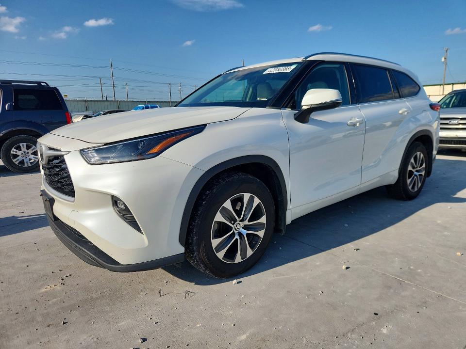 53936666 :رقم المزاد ، 5TDGZRAH4MS043286 vin ، 2021 Toyota Highlander مزاد بيع