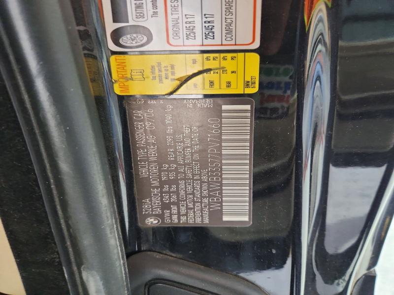 Продажа на аукционе авто 2007 Bmw 328, vin: WBAWB33577PV71660, номер лота: 51903796
