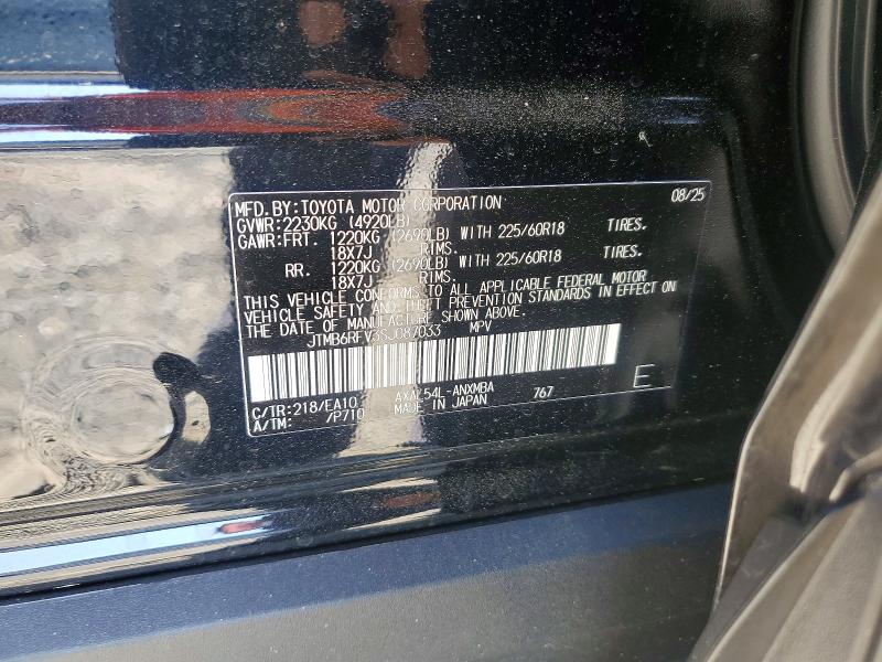 Aukcja sprzedaży 2025 Toyota Rav4, vin: JTMB6RFV3SJ087033, numer aukcji: 54254296