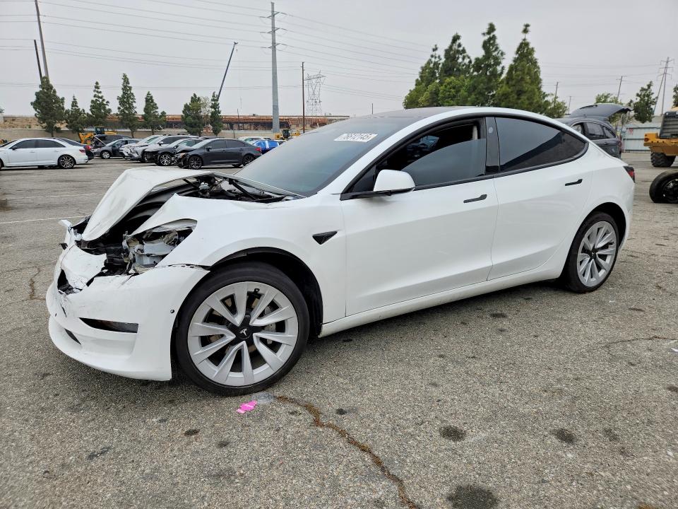 76612145 :رقم المزاد ، 5YJ3E1EA0MF070675 vin ، 2021 Tesla Model 3 مزاد بيع