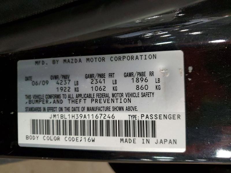 Продаж на аукціоні авто 2010 Mazda Speed, vin: JM1BL1H39A1167246, номер лоту: 54518316