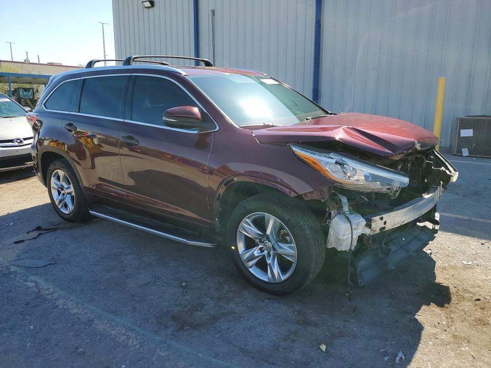 53195546 :رقم المزاد ، 5TDYKRFH9FS100330 vin ، 2015 Toyota Highlander مزاد بيع