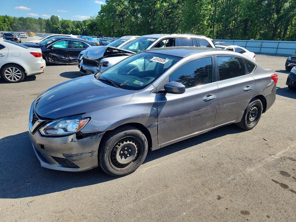 2017 Nissan Sentra მანქანა იყიდება აუქციონზე, vin: 3N1AB7AP4HL707316, აუქციონის ნომერი: 55545326